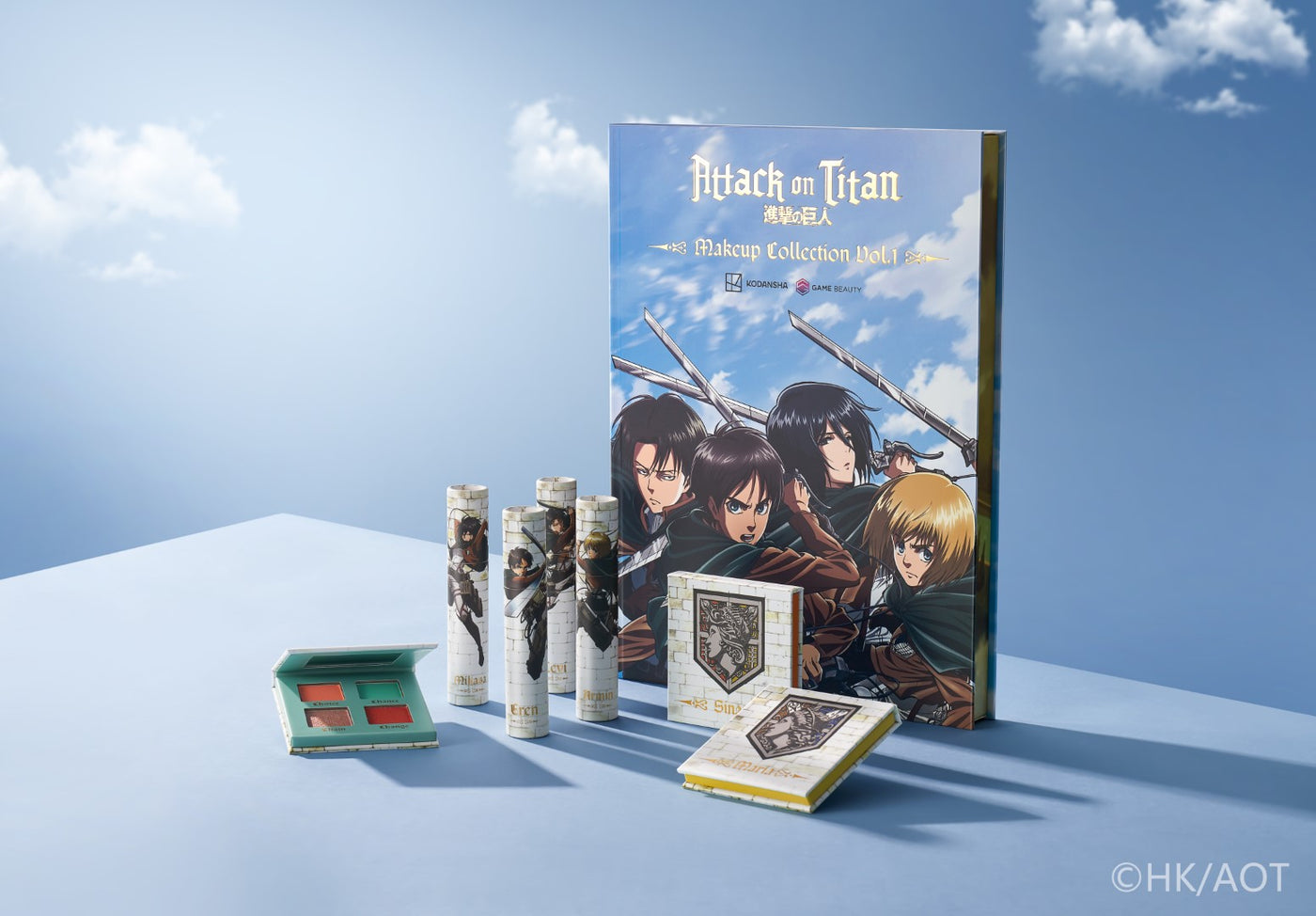 Game Beauty - Attack On Titan Makeup Collection Vol. 1, image size:1400x974